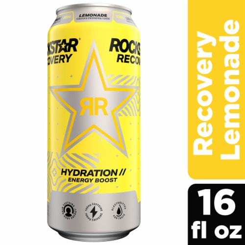 Rockstar Recovery Lemonade 16 Fl Oz Perspective: front