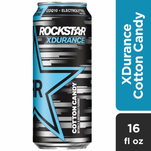 Rockstar® XDurance Cotton Candy Energy Drink Perspective: front
