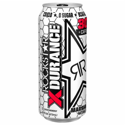 Rockstar Energy Drink, Strawberry Peach 16 Fl Oz, Energy