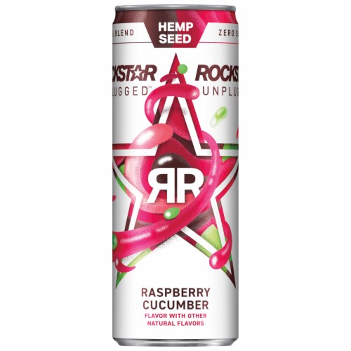 Rockstar Unplugged™ Raspberry Cucumber Energy Drink, 12 fl oz Kroger