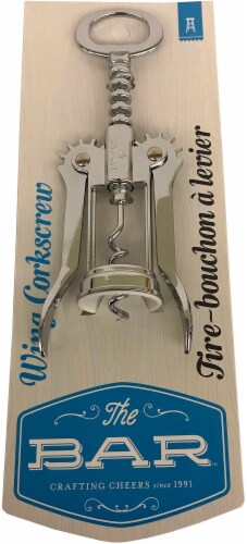 The Bar Chrome Wing Corkscrew Perspective: front