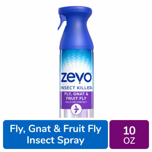 Zevo Fly Gnat & Fruit Fly Flying Insect Spray Perspective: front