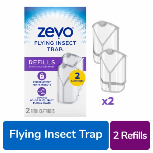 Zevo Flying Insect Trap Refill Cartidges Perspective: front
