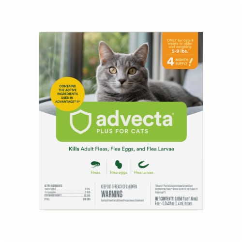ADVECTA Plus Flea Protection for Small Cats Perspective: front