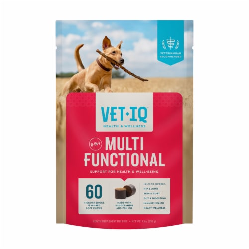 VETIQ 8-in-1 Multifunctional Dog Chew Perspective: front
