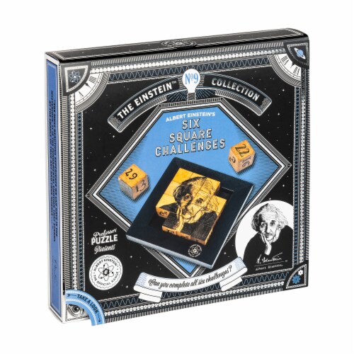 Professor Puzzle Albert Einstein's Six Square Challenges Perspective: front