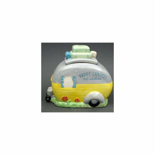 IWGAC 049-14314 Happy Campers Eat Cookies Cookie Jar Perspective: front