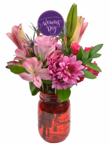 International Women's Day Arrangement Perspective: front