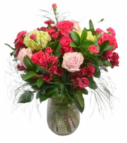 Premium Rose Vase Perspective: front