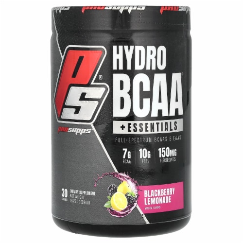 Pro Supps® HydroBCAA® Blackberry Lemonade Dietary Supplement Perspective: front