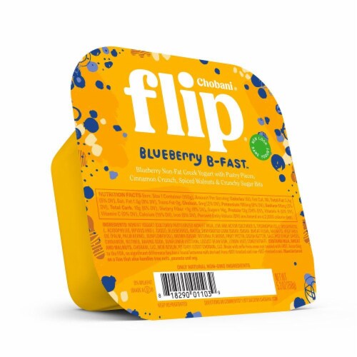 Chobani Flip Blueberry B Fast Greek Yogurt, 5.3 oz - Kroger