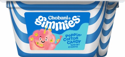 Chobani Gimmies Poppin' Cotton Candy Yogurt Crunch Perspective: front