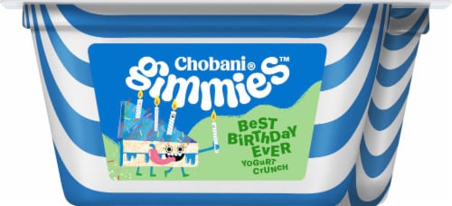 Chobani Gimmies Best Birthday Ever Yogurt Crunch Perspective: front
