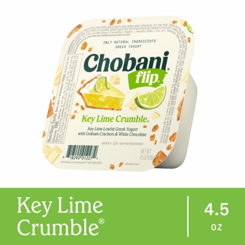 Chobani® Flip® Low-Fat Key Lime Crumble™ Greek Yogurt Perspective: front
