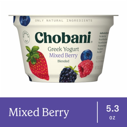 Chobani® Zero Sugar Mixed Berry Yogurt, 5.3 oz - Harris Teeter