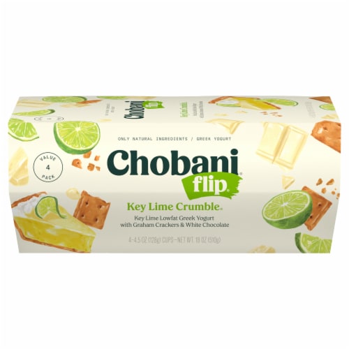 Chobani® Flip® Low-Fat Key Lime Crumble® Greek Yogurt Perspective: front