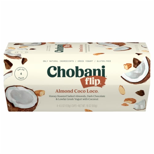 Chobani® Flip® Almond Coco Loco™ Chocolate Low Fat Greek Yogurt Cups