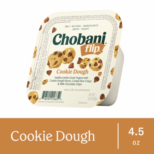 Chobani® Flip® Low-Fat Chocolate Chip Cookie Dough™ Greek Yogurt, 4.5 ...