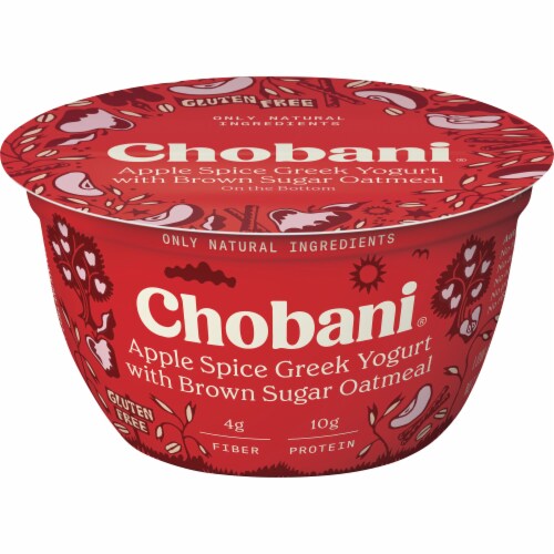 Chobani® Apple Spice with Brown Sugar Oatmeal Greek Yogurt Perspective: front