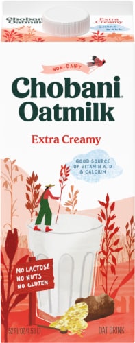 Chobani® Dairy Free Extra Creamy Oat Milk Perspective: front