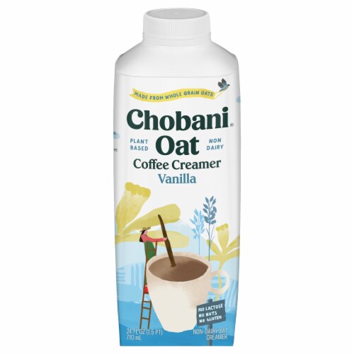 Chobani® Oat Vanilla Coffee Creamer Perspective: front