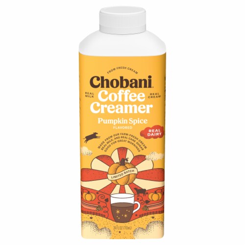 Chobani® Pumpkin Spice Limited Batch Coffee Creamer Perspective: front