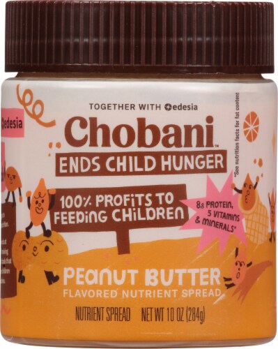 Chobani™ Plain Peanut Butter Flavored Nutrient Spread Perspective: front