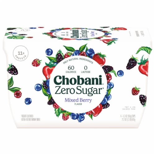 Chobani® Zero Sugar Mixed Berry Greek Yogurt Cups
