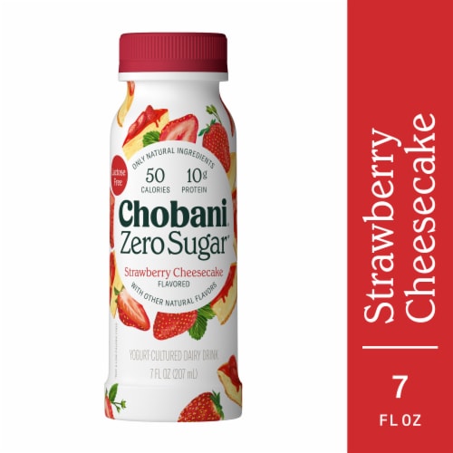 Chobani® Zero Sugar Strawberry Cheesecake Greek Yogurt Drink