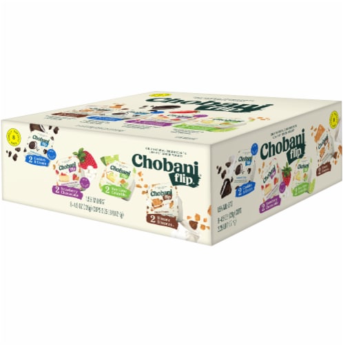 Chobani® Flip® Low-Fat Greek Yogurt Family Variety Pack Perspective: front