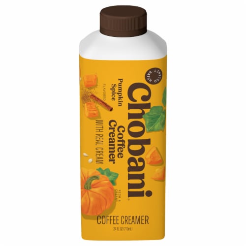 Chobani Pumpkin Spice Coffee Creamer Perspective: front