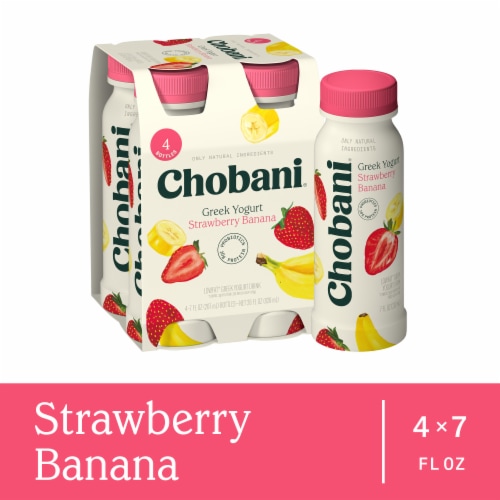 Chobani Lowfat Greek Strawberry Banana Yogurt Drink