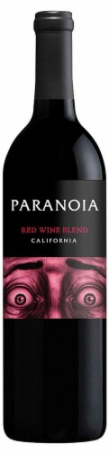 Paranoia California Red Blend Wine Perspective: front