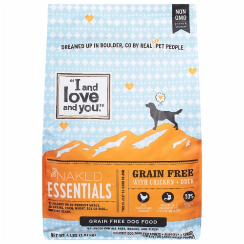 I and Love and You® Naked Essentials™ Chicken & Duck Grain Free Dog Food Perspective: front