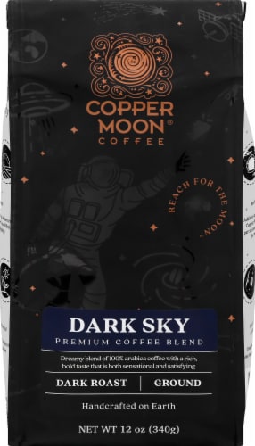 Copper Moon® Dark Sky Dark Roast Ground Coffee Perspective: front