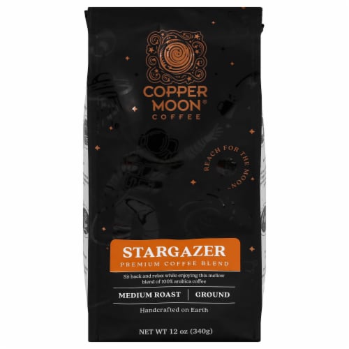 Copper Moon Stargazer Medium Roast Ground Coffee Perspective: front