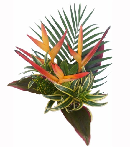 Tropical Flower Bouquet Perspective: front