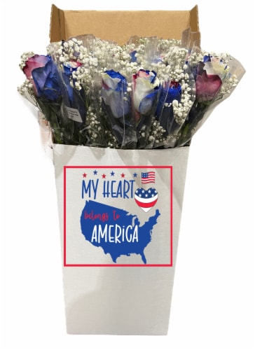 Patriotic Roses Perspective: front