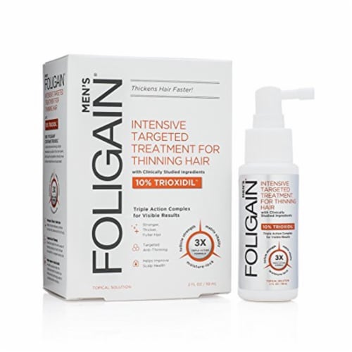 Foligain Complete Thinning Formula Men Perspective: front