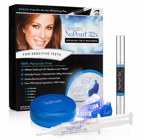 Oralgen NuPearl 32x Advanced Teeth Whitening Kit Perspective: front