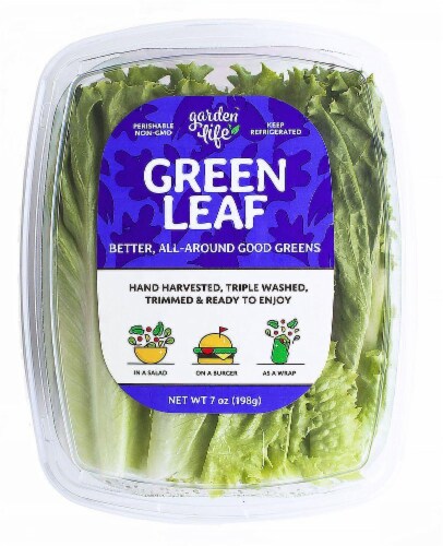 Foods Co Garden Life Green Leaf Lettuce 7 Oz