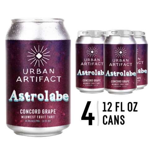 Urban Artifact Astrolabe Concord Grape Fruit Beer Perspective: front