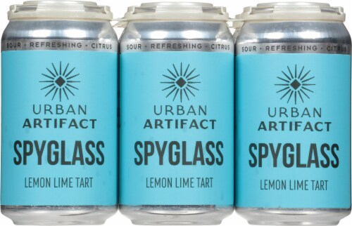 Ubran Artifact Spyglass Lemon Lime Tart Ale Beer Perspective: front
