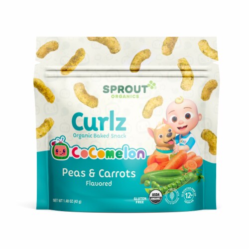 Sprout® Organic Curlz Peas & Carrots Toddler Snacks