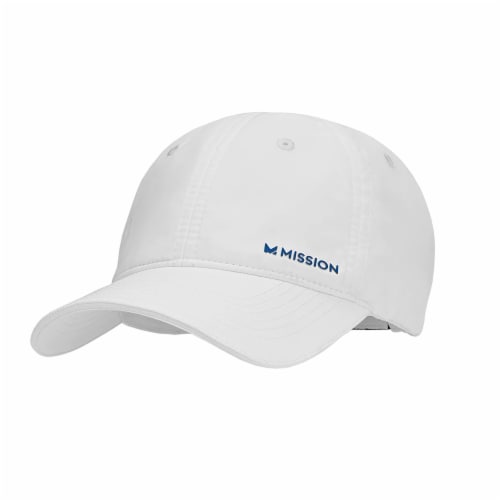 Mission Cooling Performance Hat- White Perspective: front