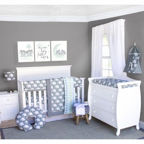 Elephant baby bedding crib hot sale sets