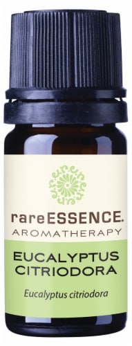 Rare Essence Organic Eucalyptus Citriodora Aromatherapy Essential Oil Perspective: front