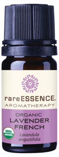 Rare Essence Organic Lavender French Essential Oil Perspective: front