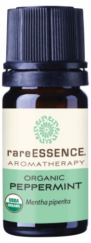 Rare Essence Peppermint Organic Essential Oil Perspective: front