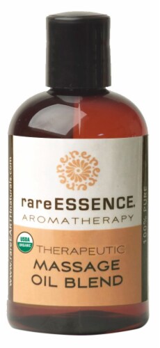 Rare Essence® Therapeutic Massage Oil Blend Perspective: front